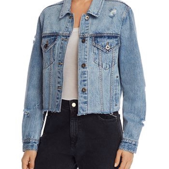 pistola Jackets & Blazers - Pistola naya studded jean jacket sz XS NWT